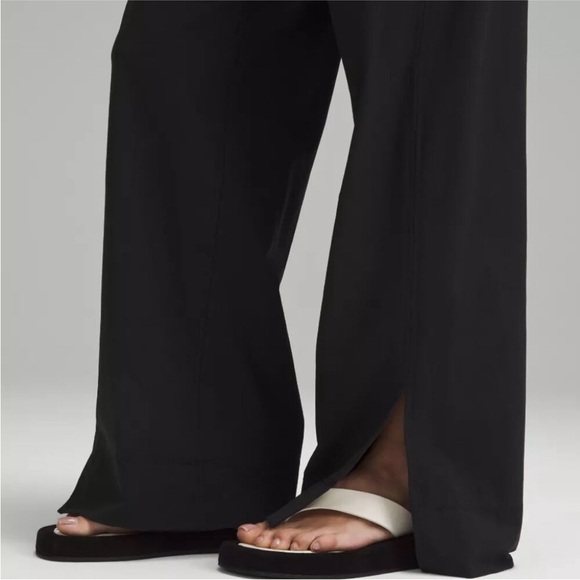 Lululemon Stretch Woven Wide-Leg High-Rise Pant - Black - Size XL - Picture 2 of 10
